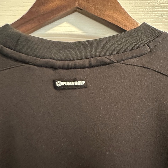 Puma Golf Black Quilted Pullover - Picture 5 of 5